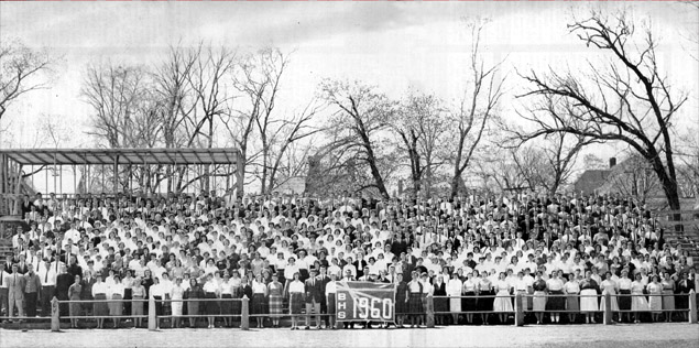 BHS Class of 1960 Photo at Eldon B. Keith Field